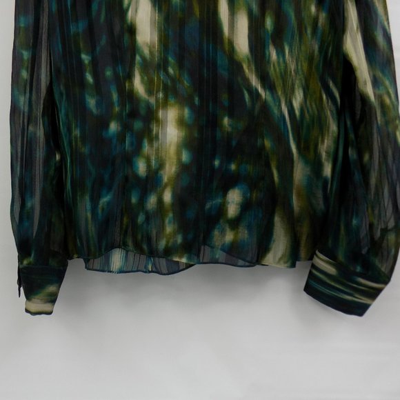 Jones New York Petite Collection Ruffle Front Blouse Size 12P READ DESCRIPTION - Picture 6 of 10